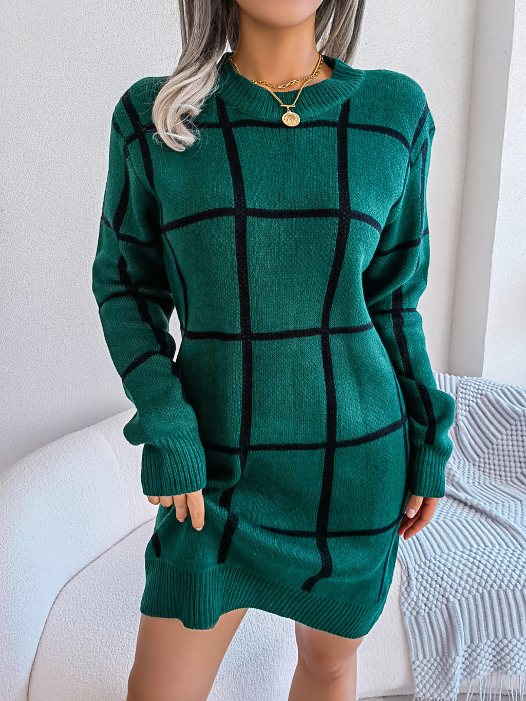 Robe Longue Femme Décontractée à Manches Longues 7