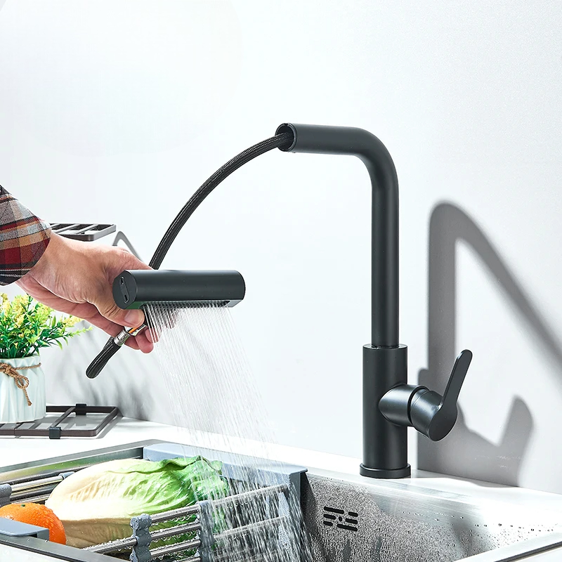Robinet de Cuisine avec Bec Flexible 360° – Mitigeur Design Moderne