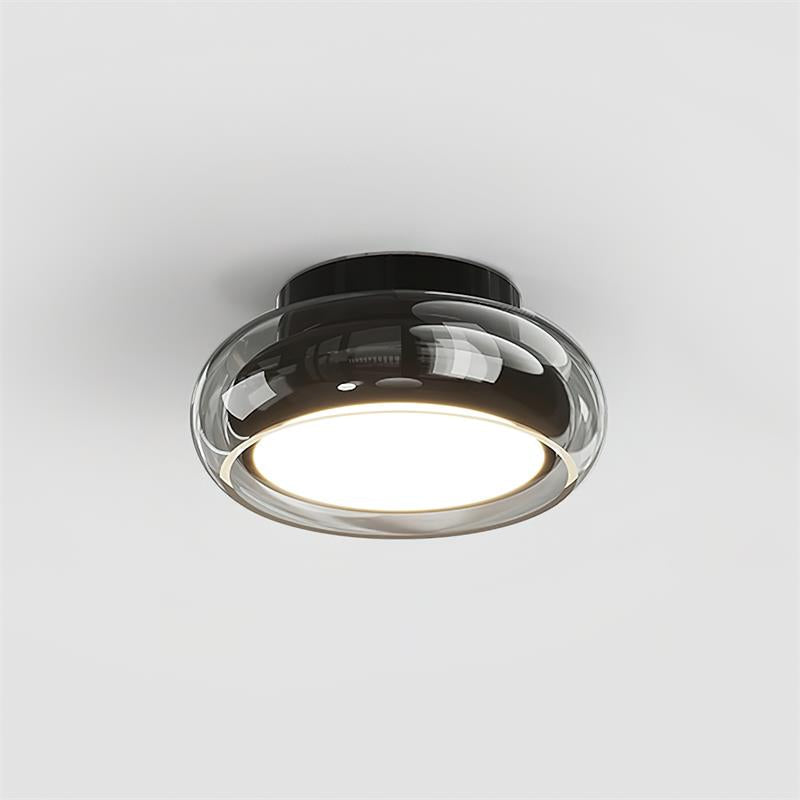 Plafonnier LED Rétro en Verre - 3 Températures de Couleur
