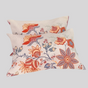 Taies d'oreiller Coton Fleuries Bohèmes Rustiques - Lot de 2