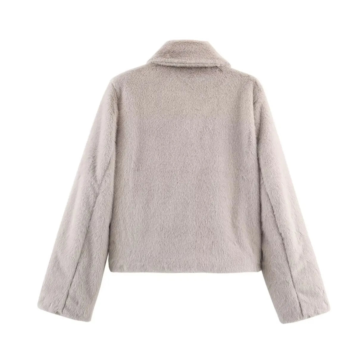 Jackets : Veste Longue Femme avec Col Revers et Détail Boutons dans de Roselva