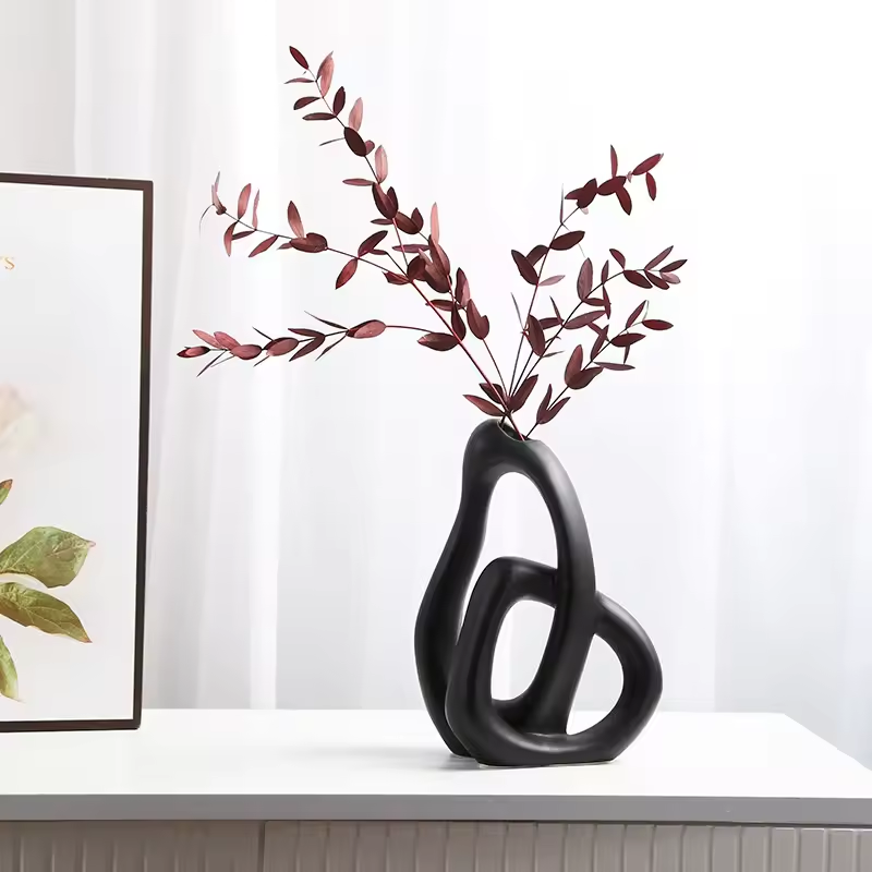: Vase en Céramique Intemporel dans de Marche Lino