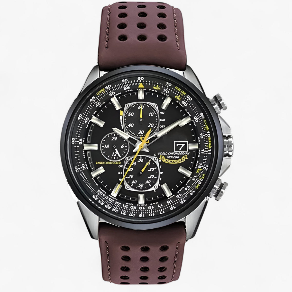 Watch : Montre Chronographe Homme MultiSteel 42mm – Acier Argenté, Cadran Bleu dans de Marche Lino