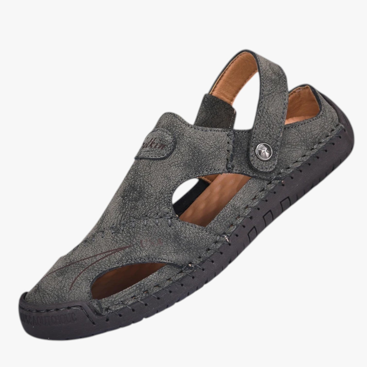 Sandals : Sandales d'été pour homme - Cuir respirant et semelle antidérapante pour une touche de style dans de Marche Lino