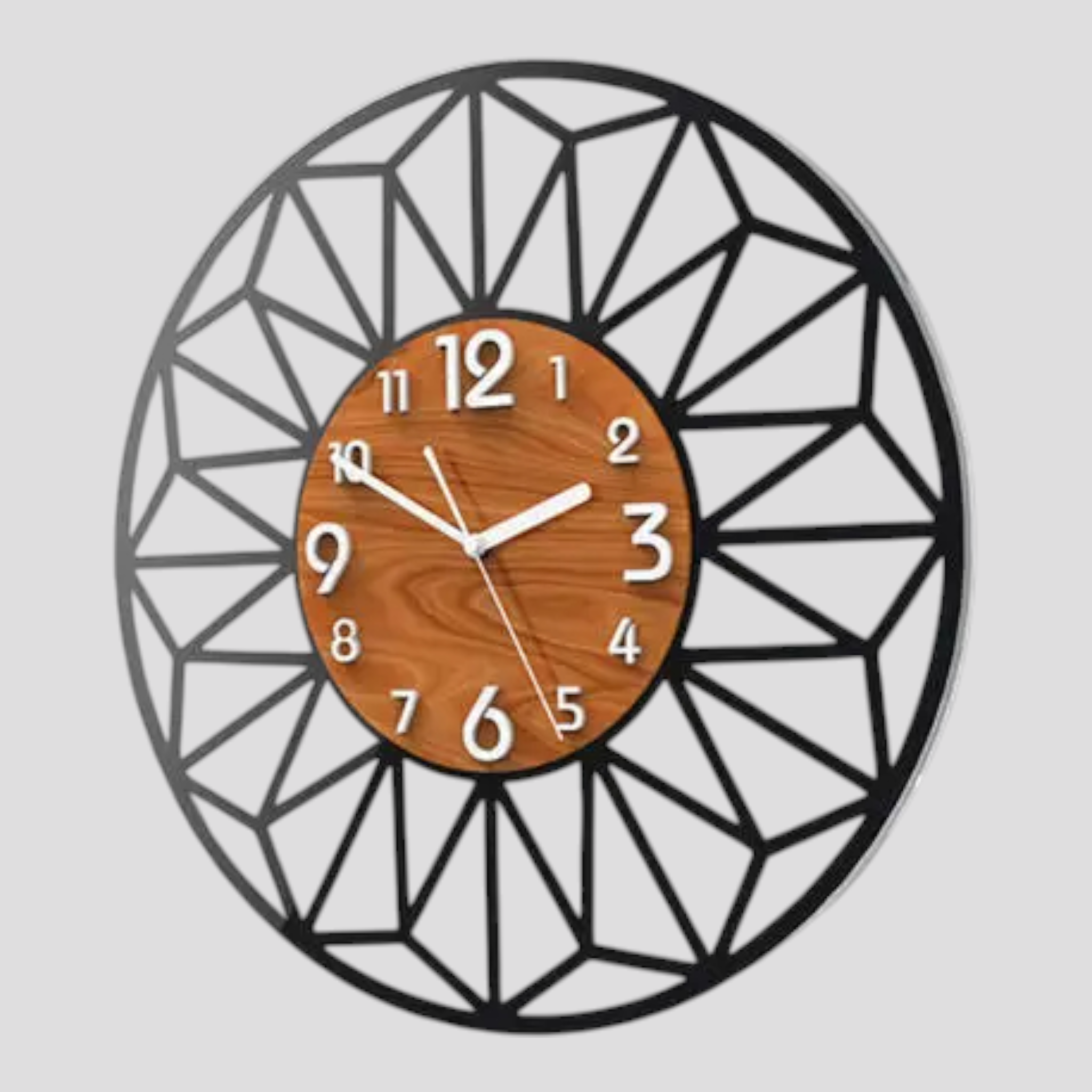 Horloges murales : Horloge Murale en Bois au Design Accessoires De Maison dans de Marche Lino