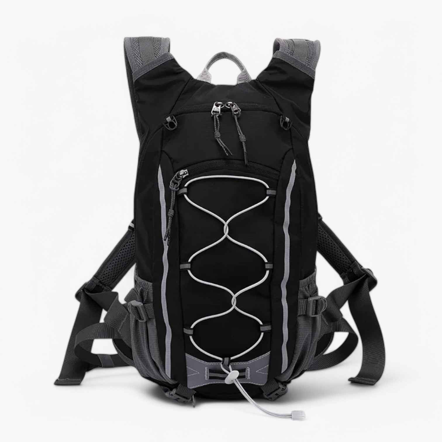 Bags : Sac à dos Homme Léger 20L pour la Randonnée, le Cyclisme et le Trekking, Respirant et Imperméable dans noir de Marche Lino
