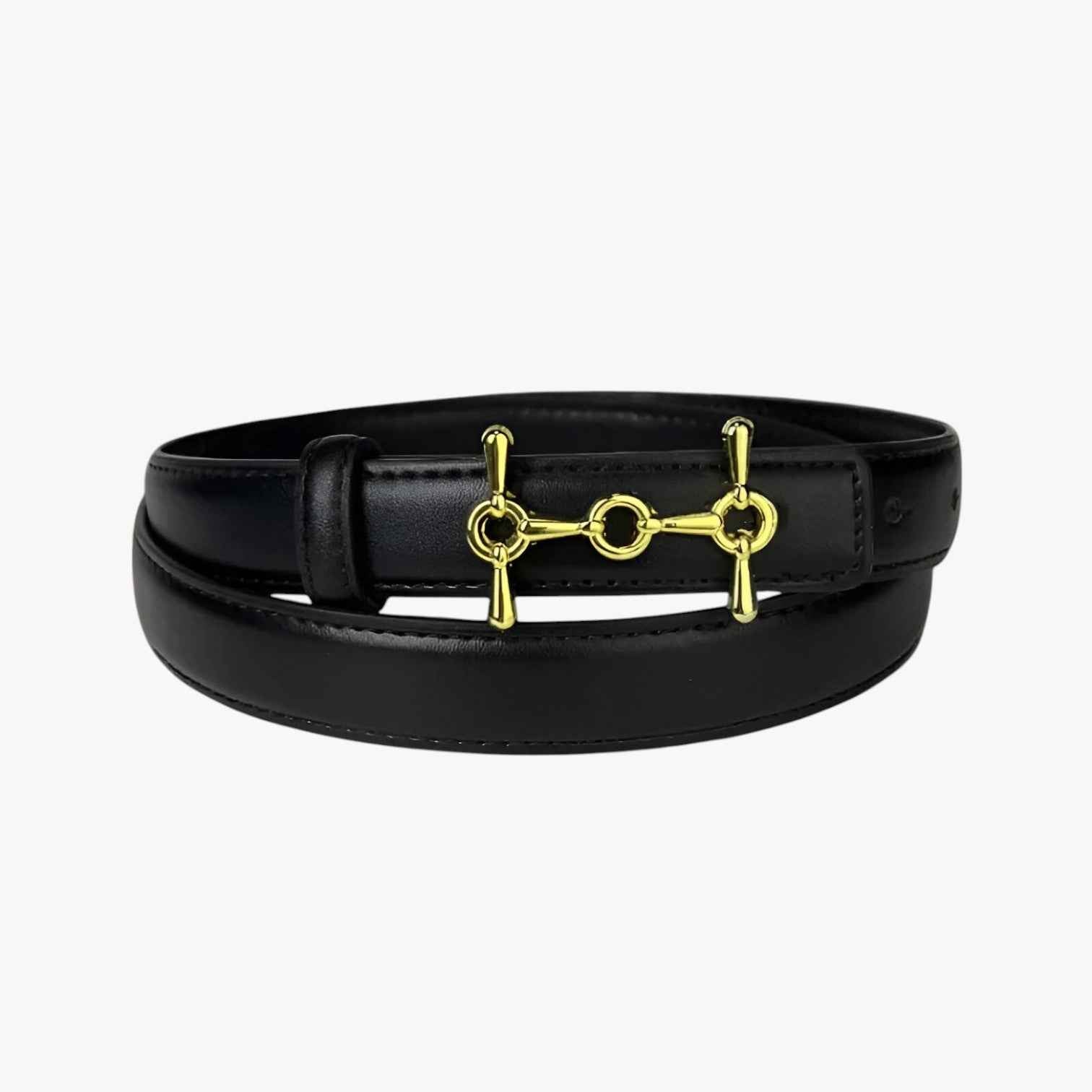 Women's Belt : Veste en Cuir Noir pour Homme, Coupe Classique, Design Intemporel dans de Marche Lino