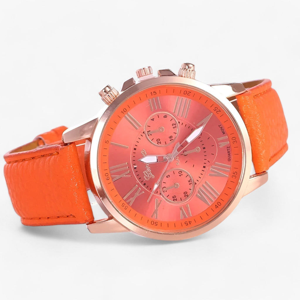Montre pour femme de luxe - Étanche en cuir pour toutes les occasions