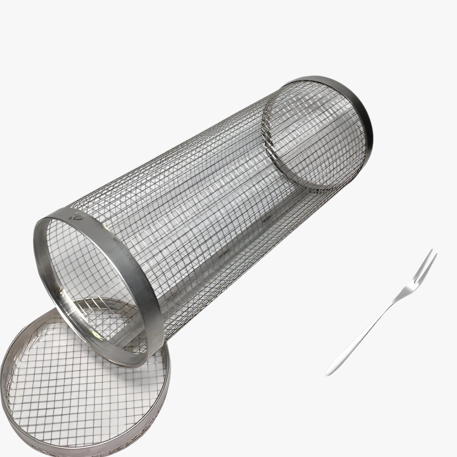 Harmoni | Drejbar BBQ-grillmand – Ensartet madlavning, ingen besvær med at dreje - Lille Kurv x1 - house & garden - {{ product_tags }