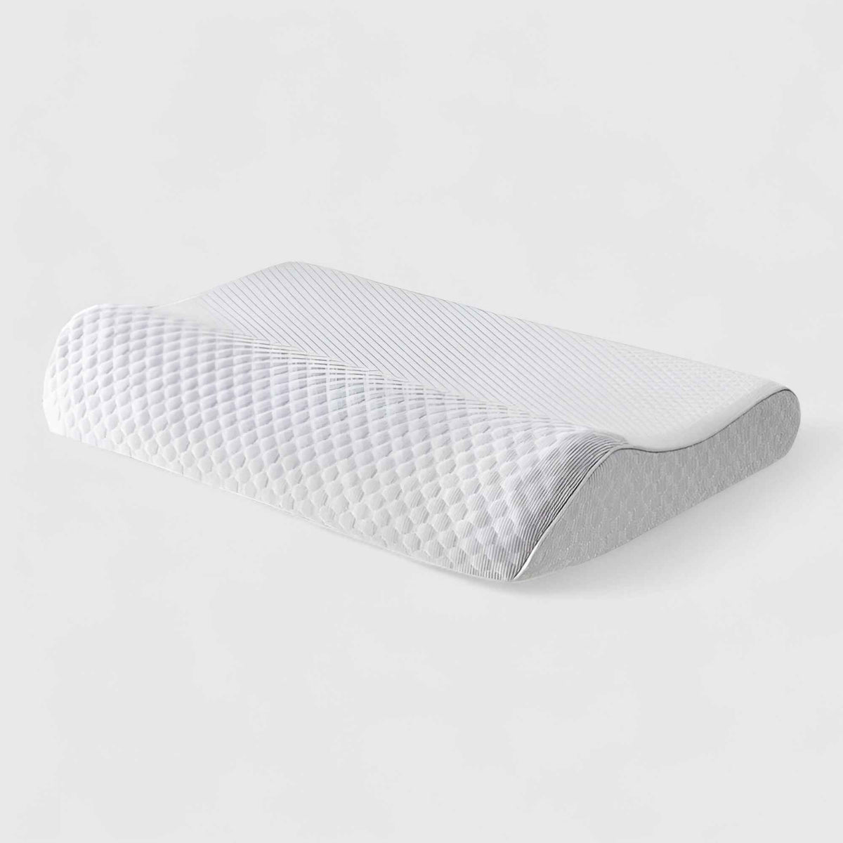 Coussins : Oreiller Homme en Latex Naturel avec Housse en Coton dans Gris 40x60x8cm de Marche Lino