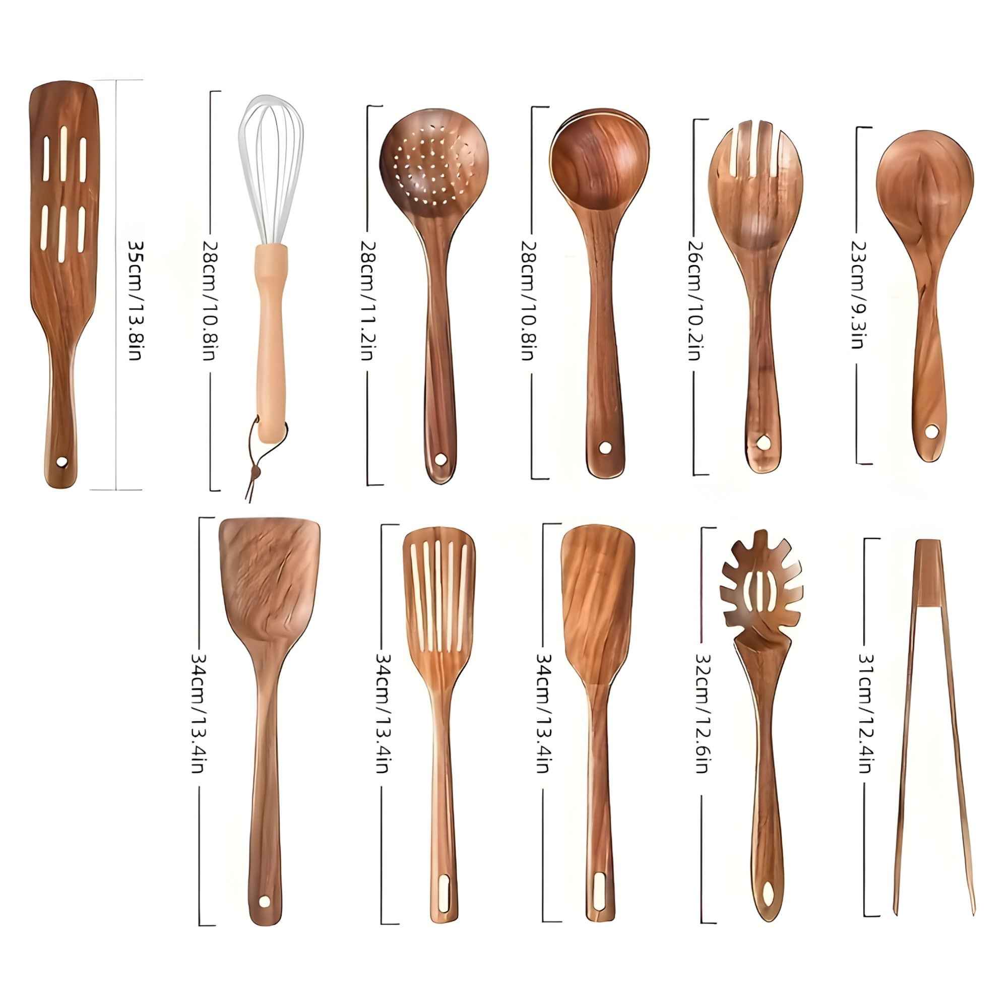 Kitchen Utensil Set : Ensemble de Cuisine en Bois dans de Marche Lino