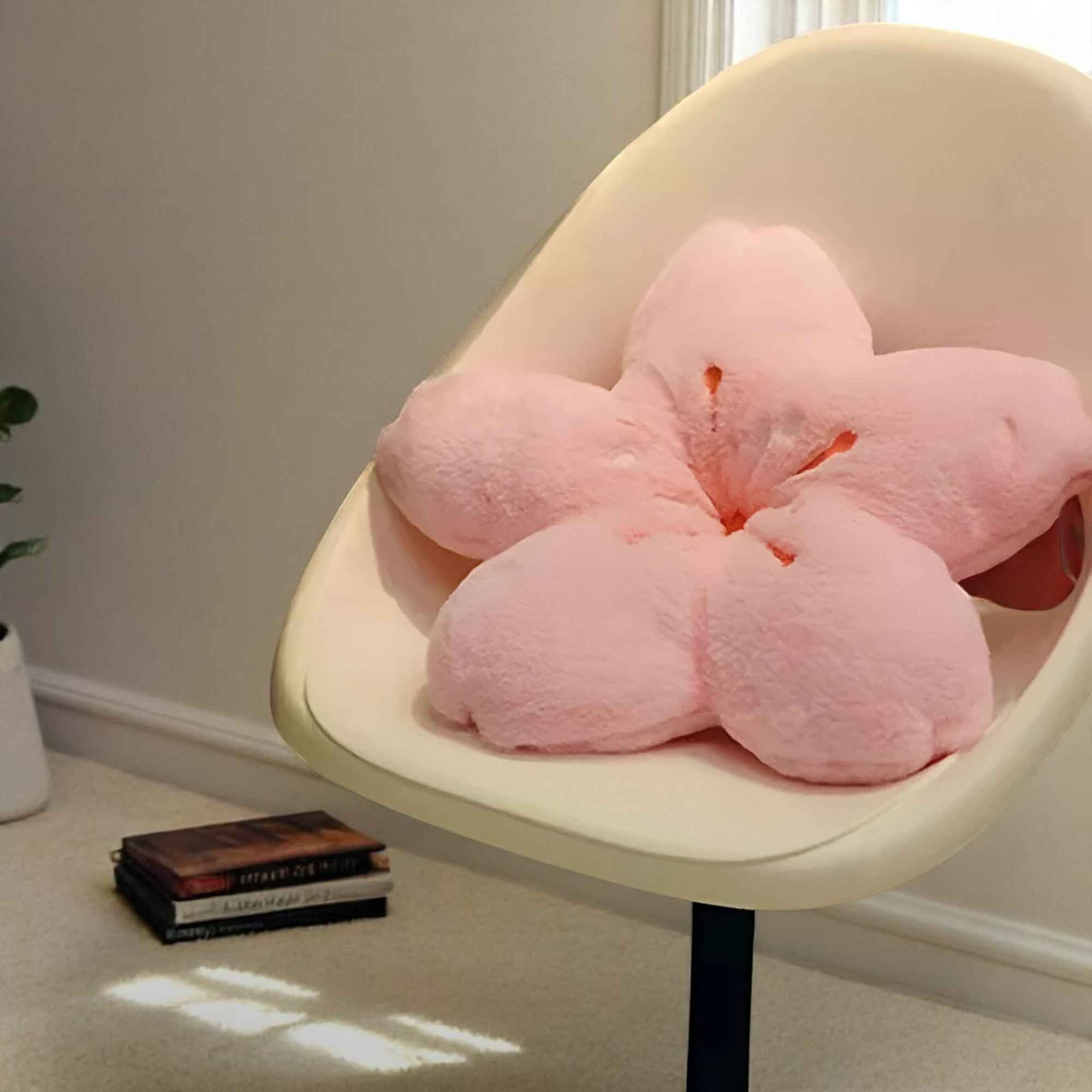 Coussins et oreillers : Coussin Décoratif Fleurs Roses 40x50 Cm pour Canapé dans de Marche Lino