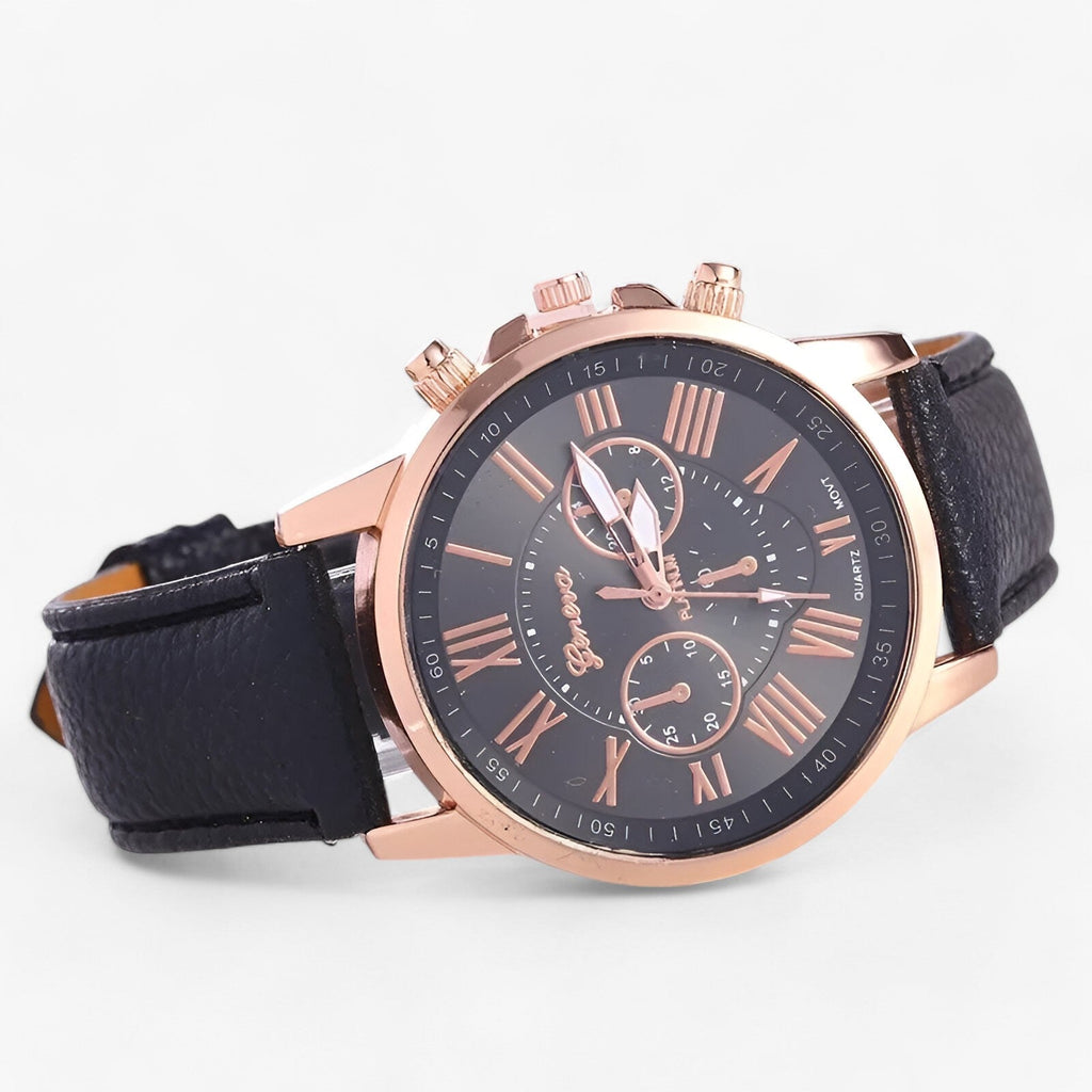 Montre pour femme de luxe - Étanche en cuir pour toutes les occasions