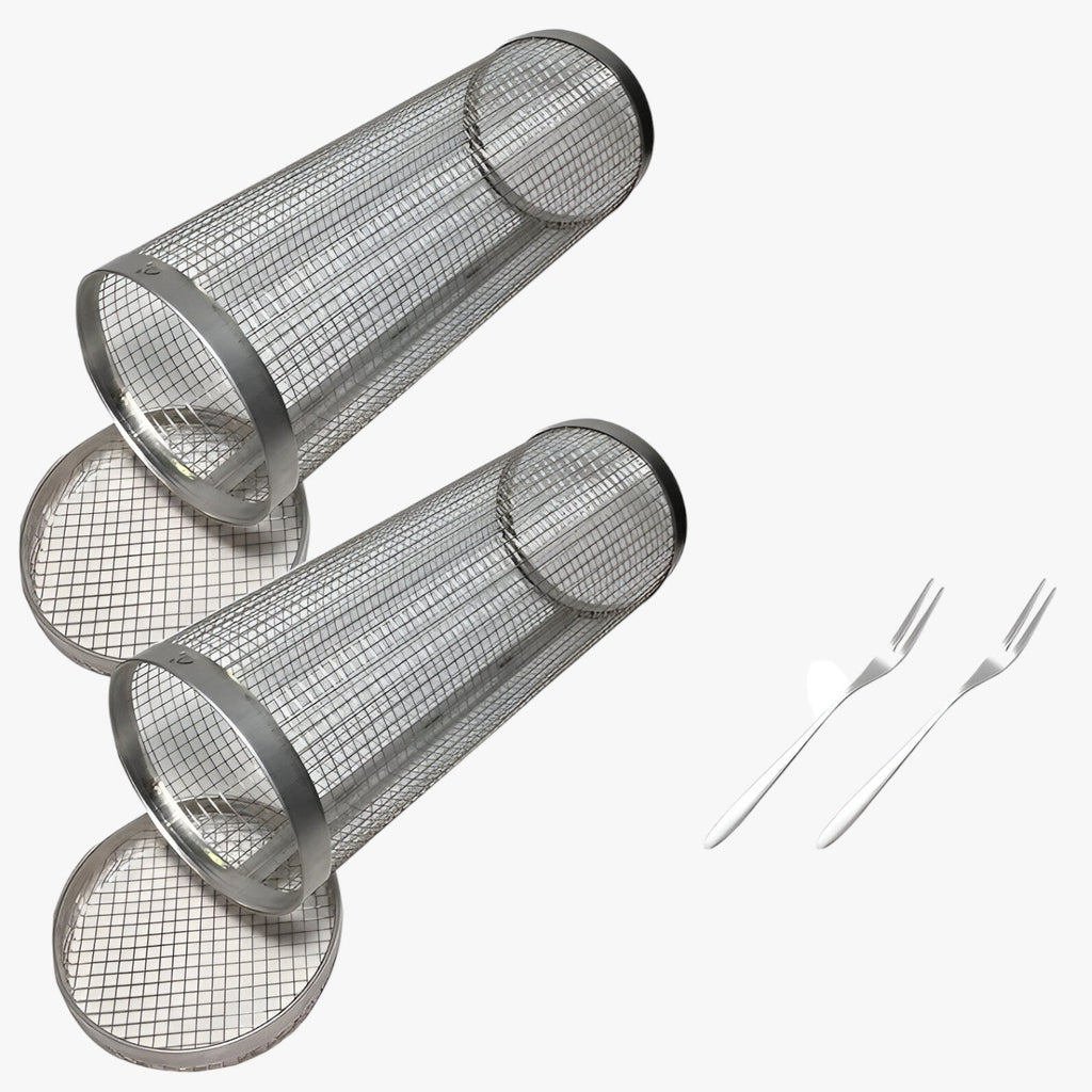Harmoni | Drejbar BBQ-grillmand – Ensartet madlavning, ingen besvær med at dreje - - house & garden - {{ product_tags }