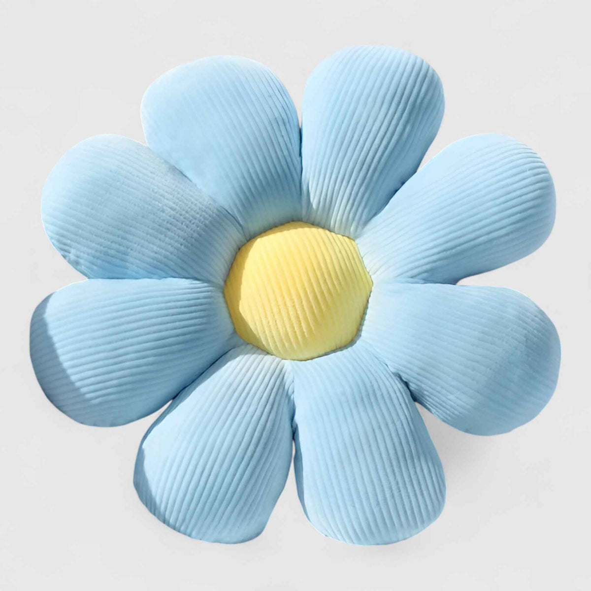Tapis : Tapis Décoratif Fleurs pour un Salon et Accueillant dans Bleu de Marche Lino