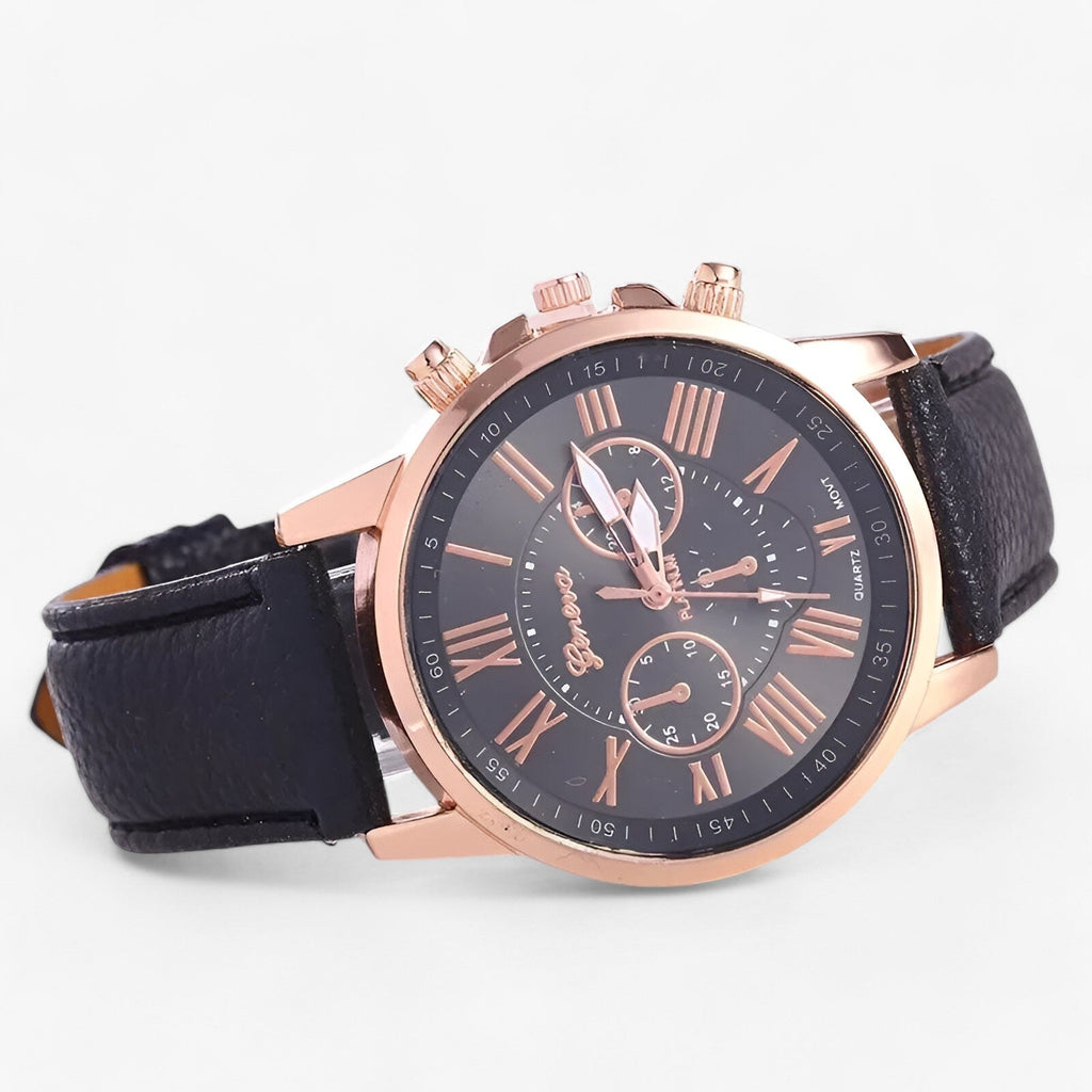 Montre pour femme de luxe - Étanche en cuir pour toutes les occasions