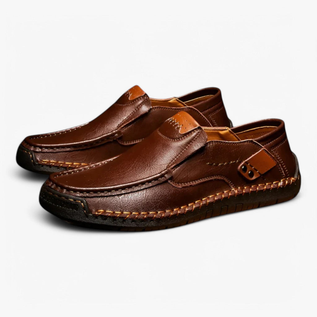 Mocassins Homme en Cuir Véritable Faits Main Artisanaux Élégants