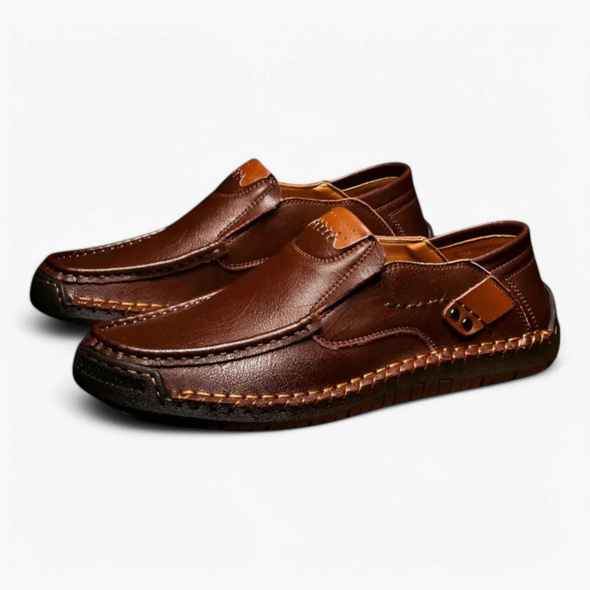 Shoes : Mocassins Homme en Cuir Véritable Faits Main Artisanaux Élégants dans de Marche Lino