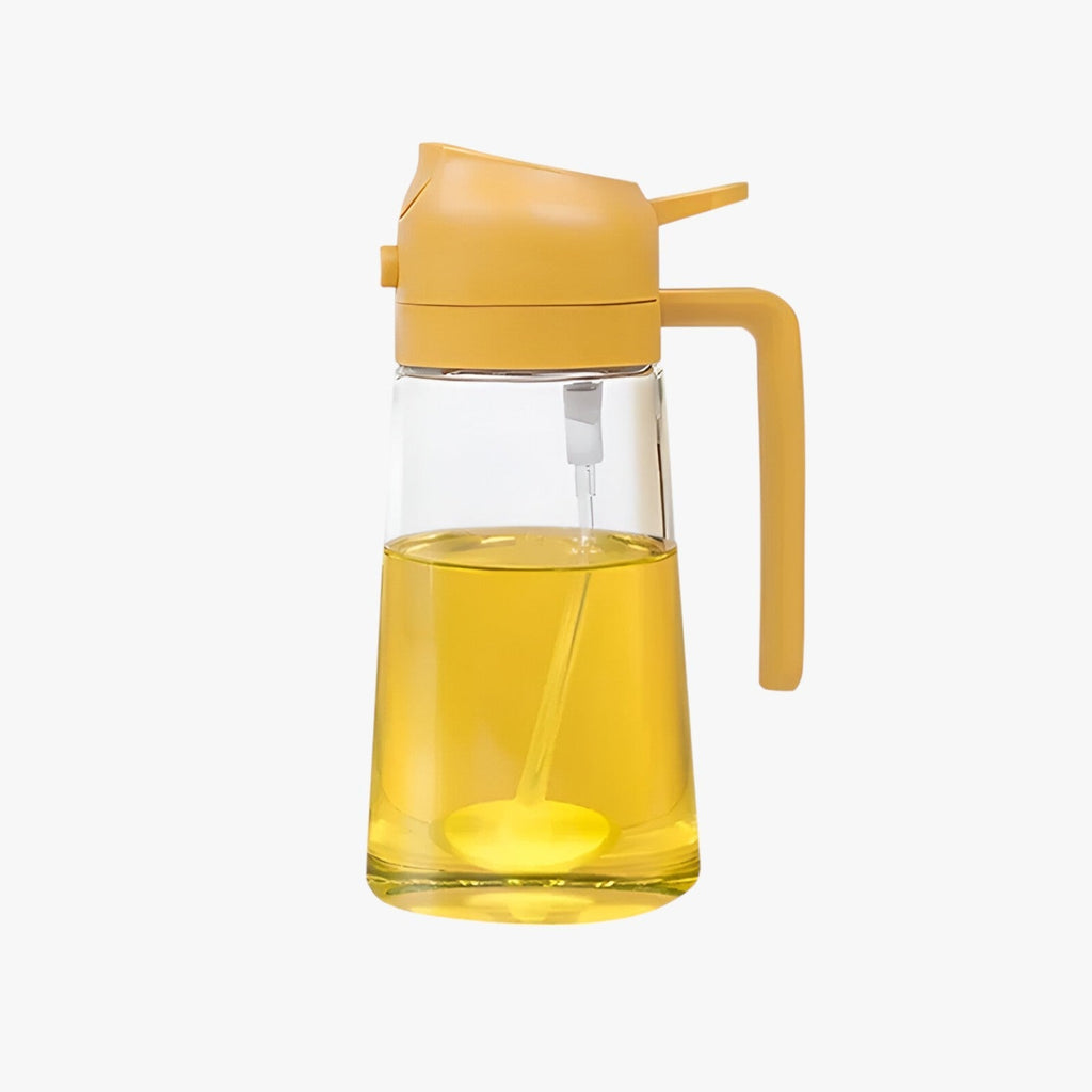 Elora | 2-i-1 Olie Spray & Gieter – Præcis dosering, mindre spild - Gul-Plastik-500ml - house & garden - {{ product_tags }