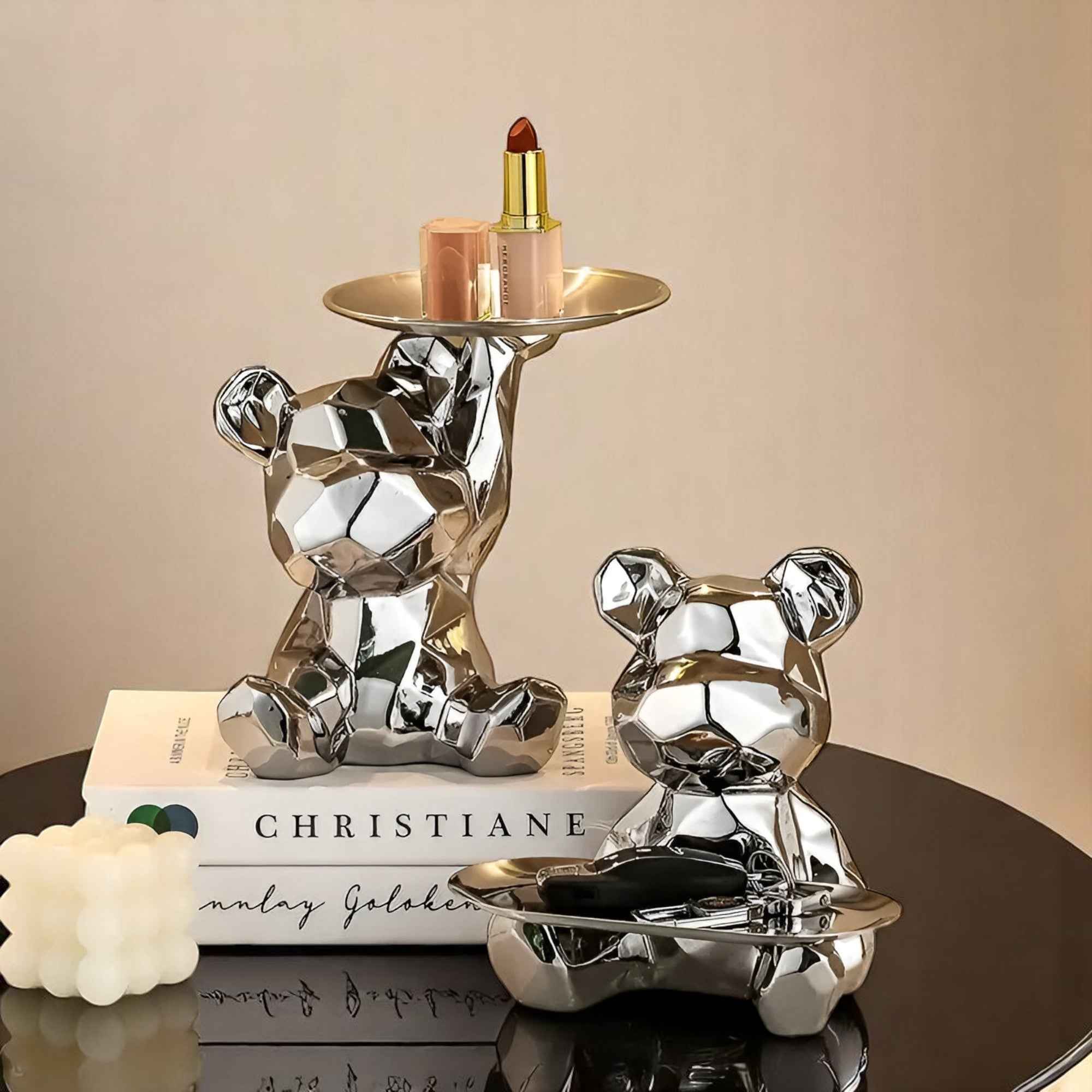 Boîtes décoratives : Objet Déco Céramique Multifonctionnel pour un Style Pratique Métal dans de Marche Lino