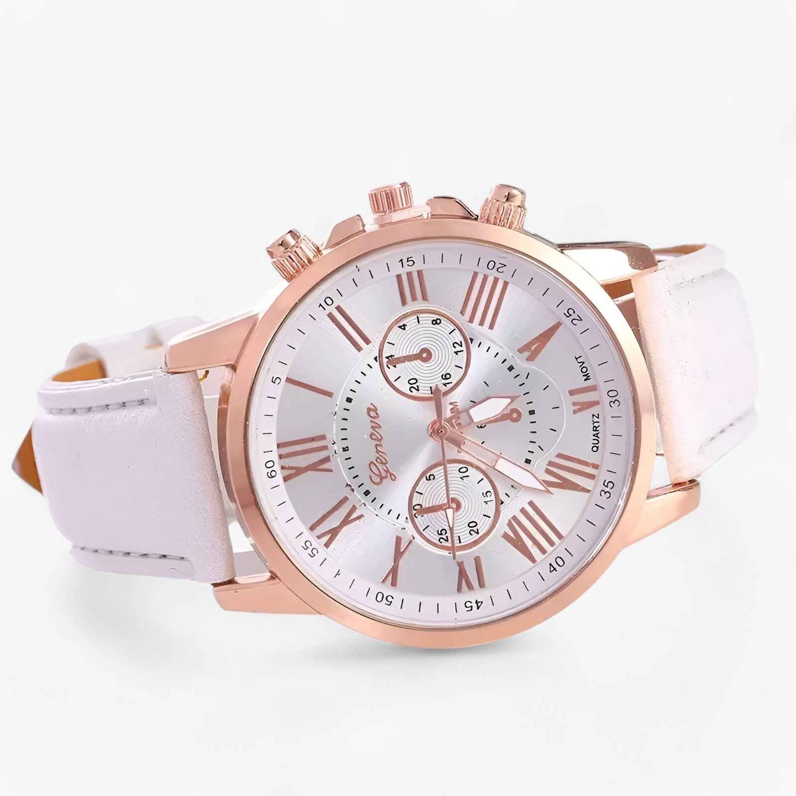 Montre pour femme de luxe - Étanche en cuir pour toutes les occasions