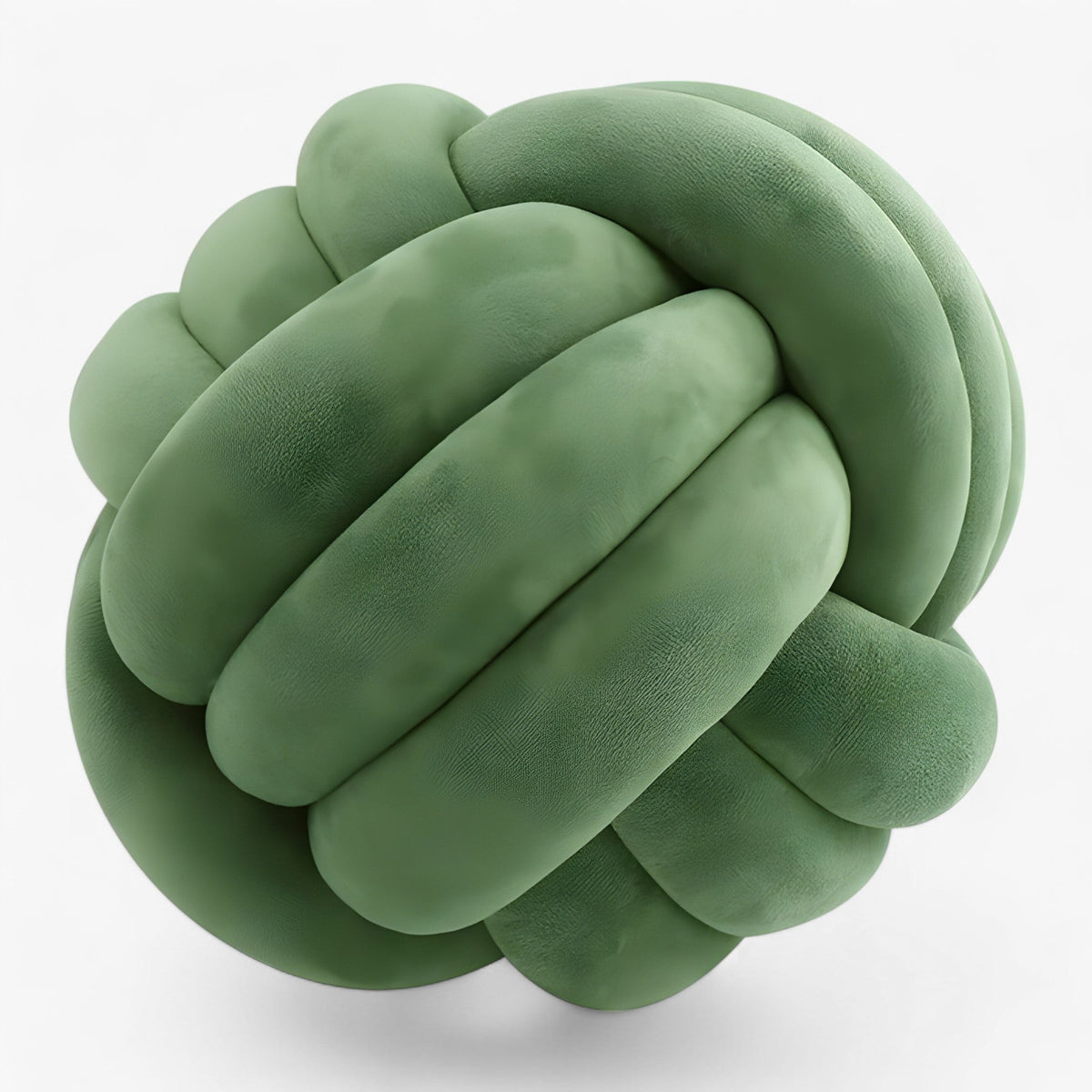 house & garden : Round Knot Pillow Cover - Cuddle and Decorative in Green