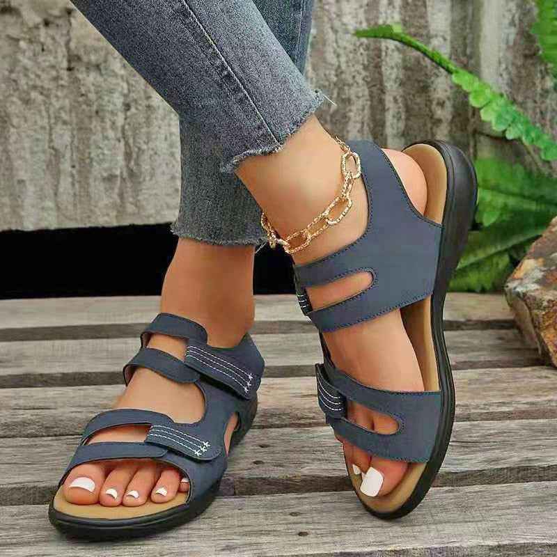 Sandales Orthopédiques Femme Blanc - Sandales d'Été Confortables et Ergonomiques
