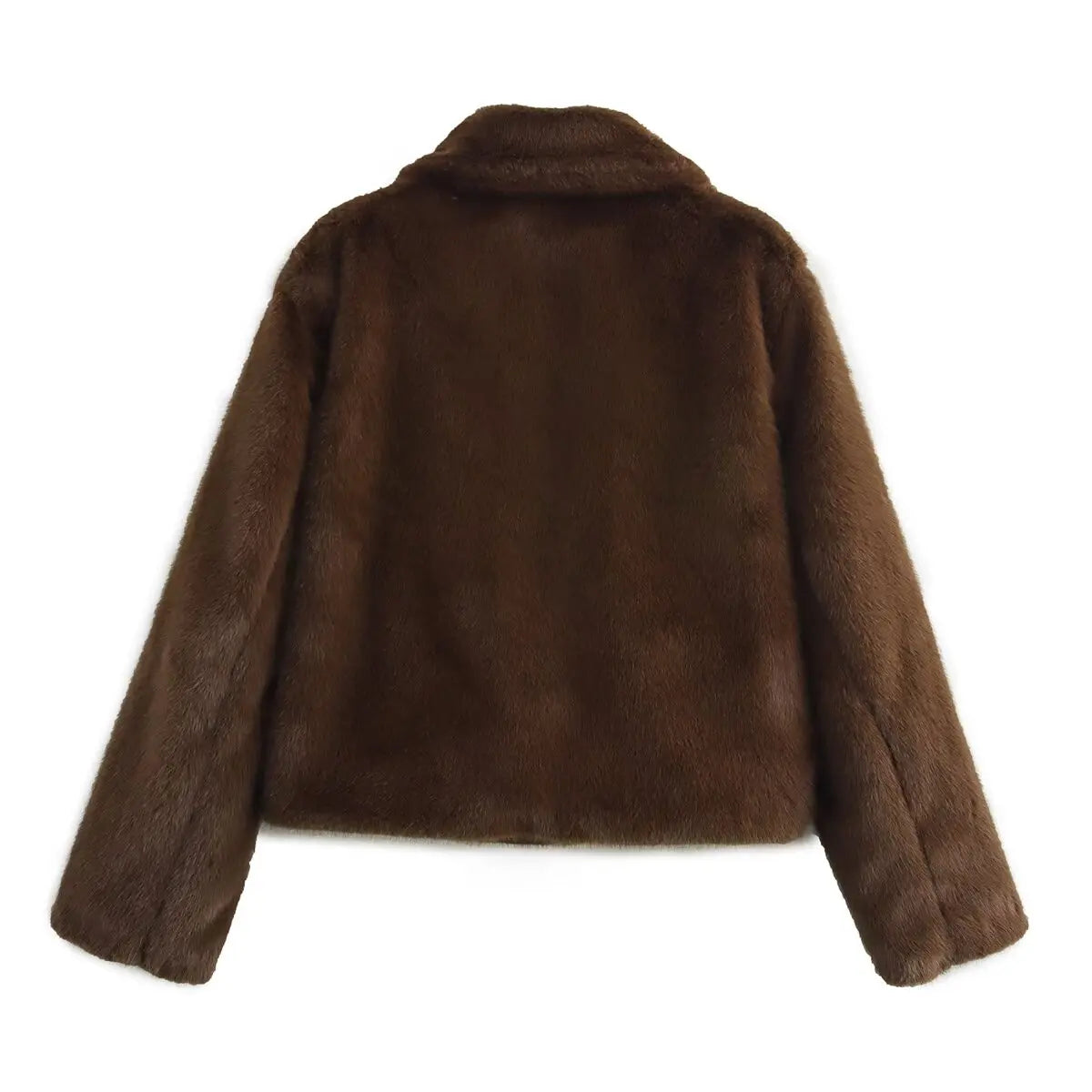 Jackets : Veste Longue Femme avec Col Revers et Détail Boutons dans de Roselva