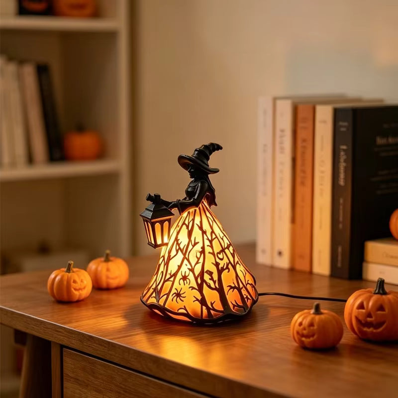 Lanterne de Sorcière Gothique Vintage - Design LED Sans Flamme 30cm