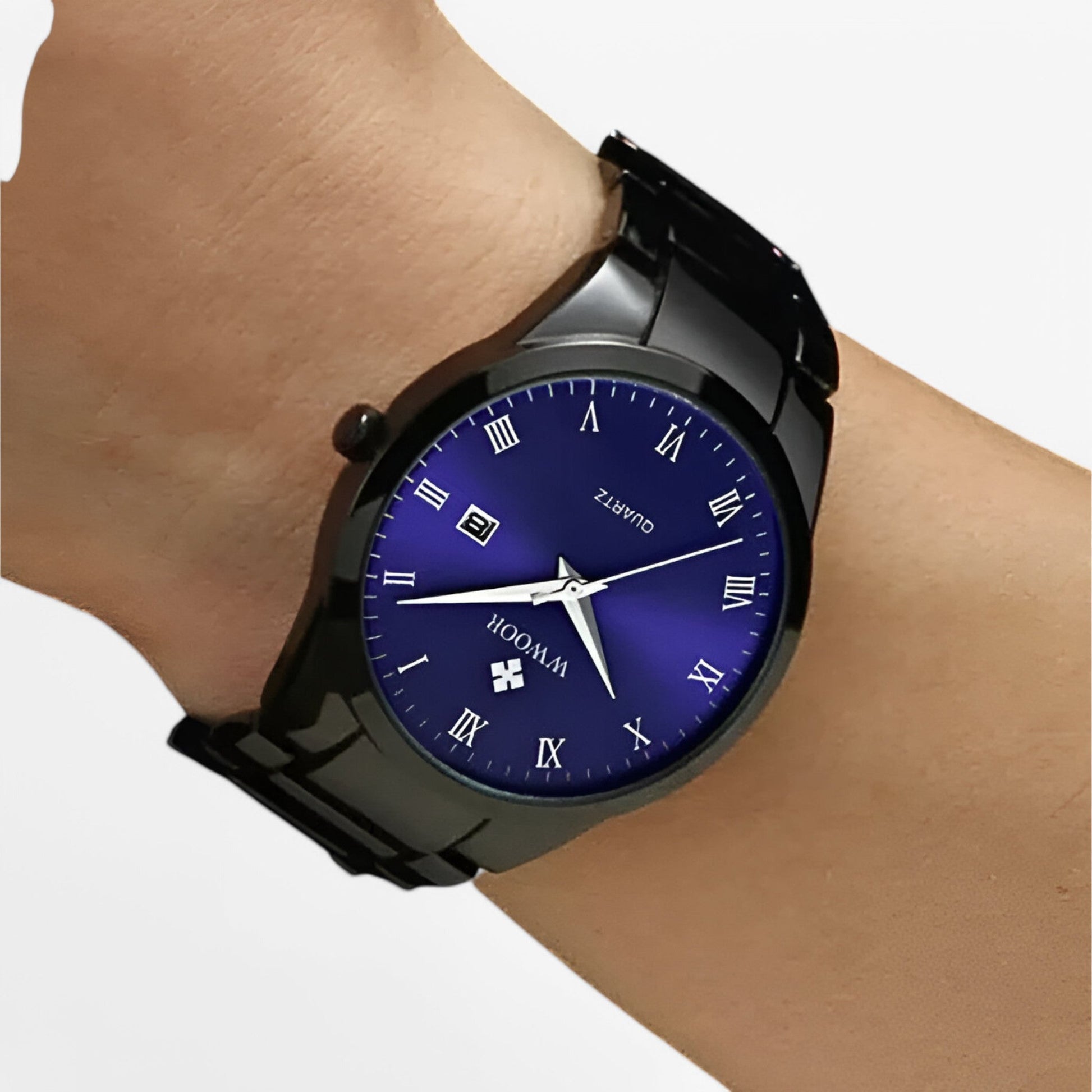 Elegantní pánské hodinky s ocelovým quartzovým strojkem