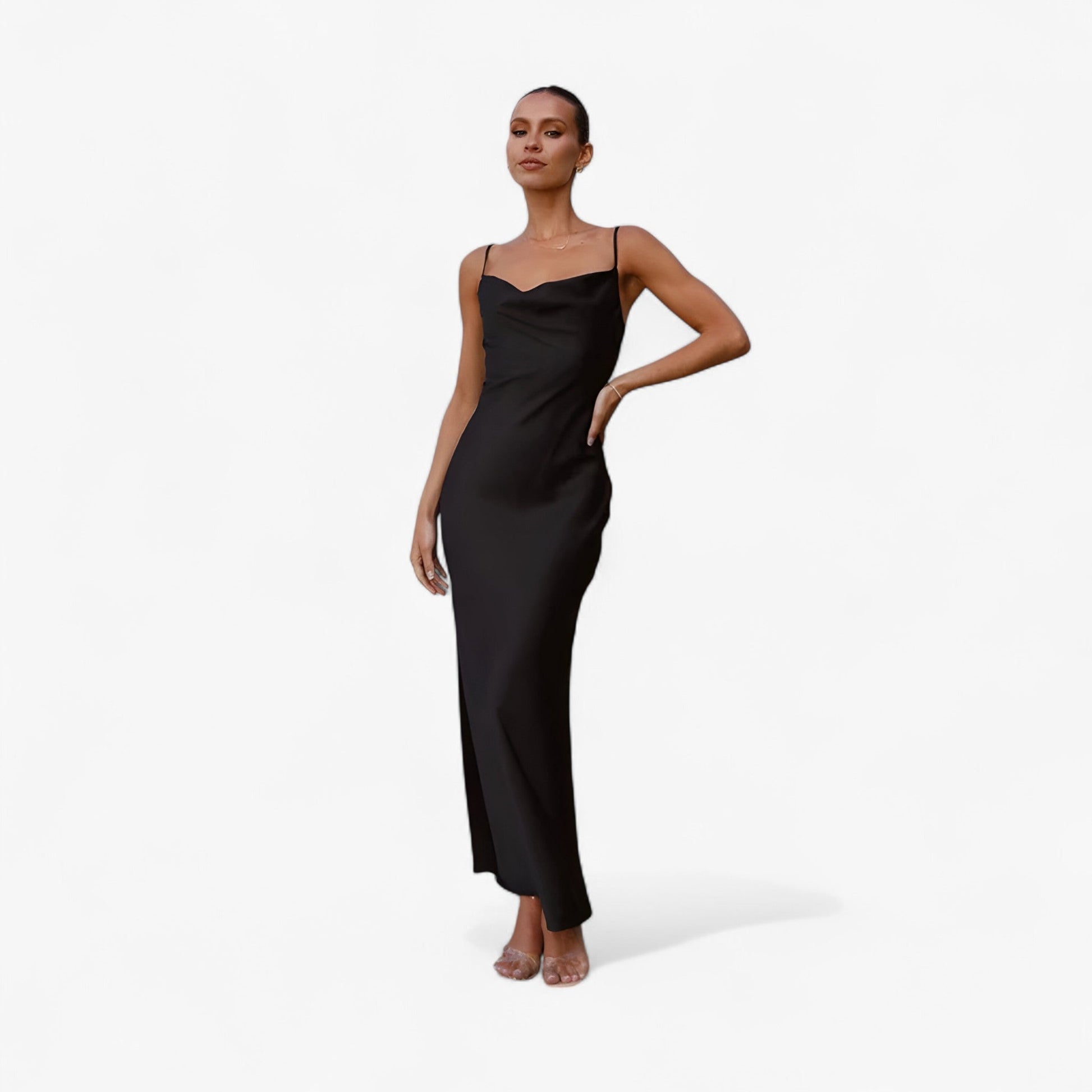 Robe Longue pour Homme en Soie et Cuir, Élégante et Douce