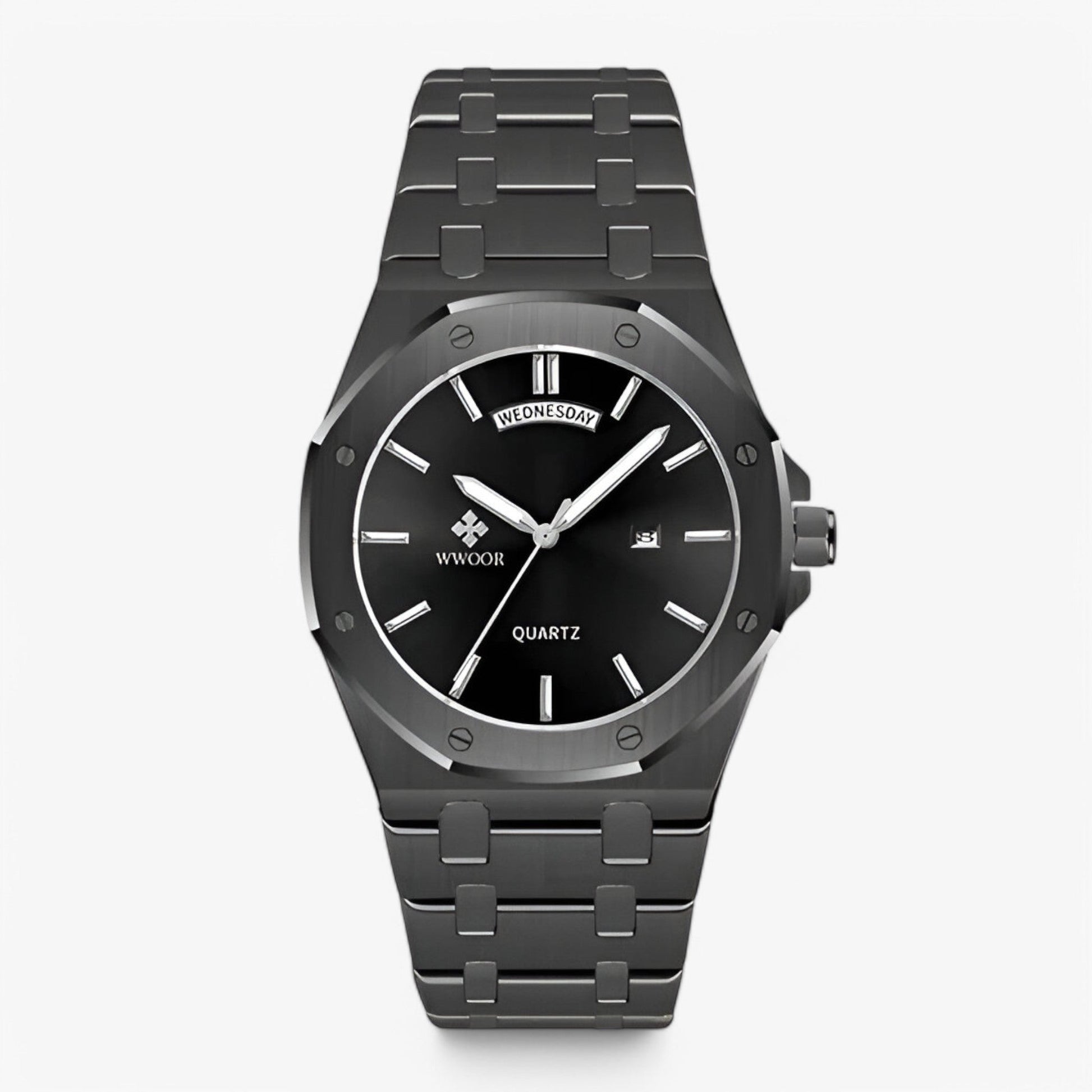 Magnus | Luksus sportsur lavet af rustfrit stål - sort sort - watches - {{ product_tags }