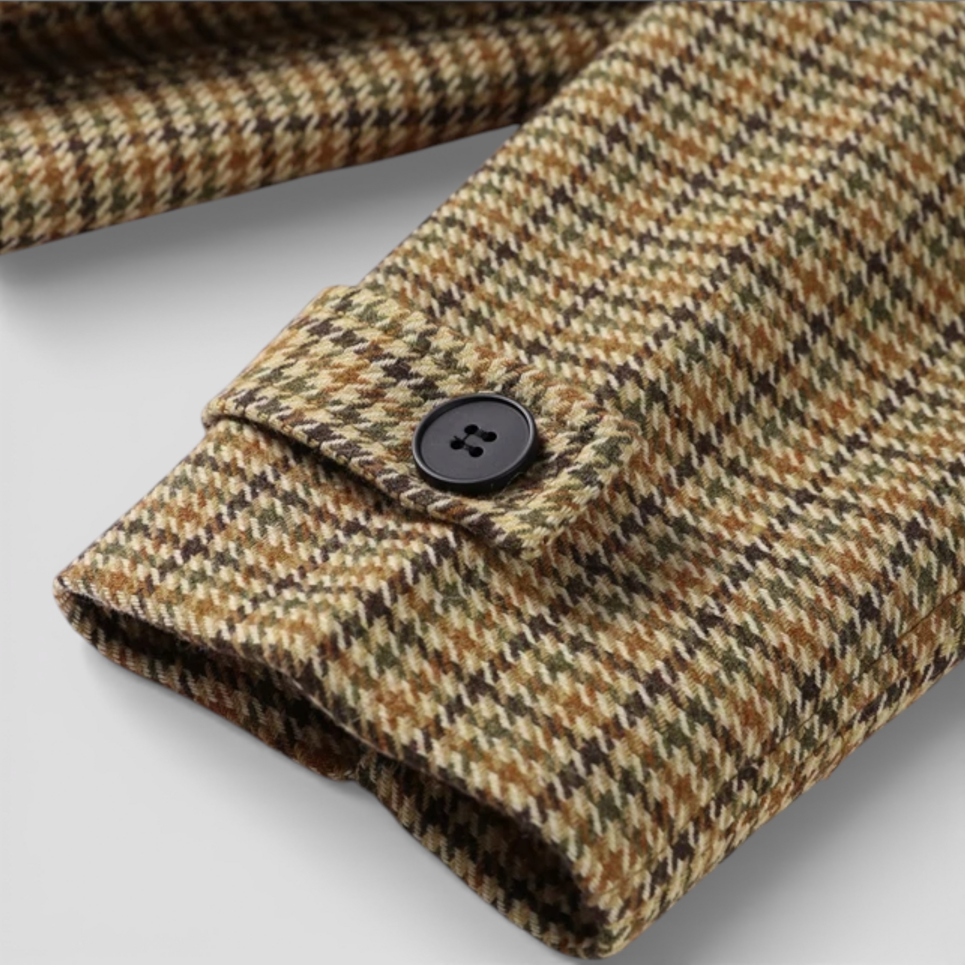 Veste Femme à Carreaux Double Boutonnage