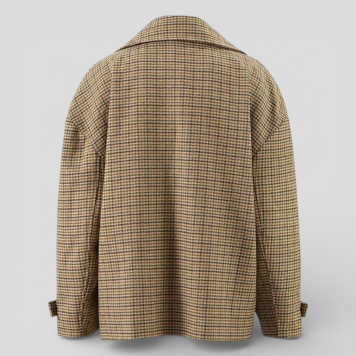 Vestes et manteaux pour femmes : Veste Femme à Carreaux Double Boutonnage dans de Marche Lino