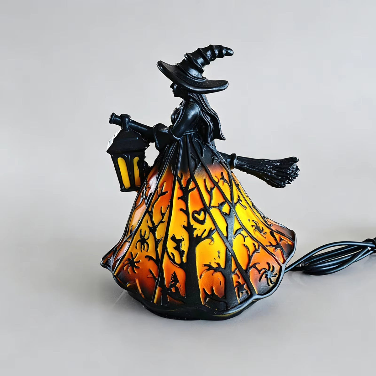 Lanterne de Sorcière Gothique Vintage - Design LED Sans Flamme 30cm