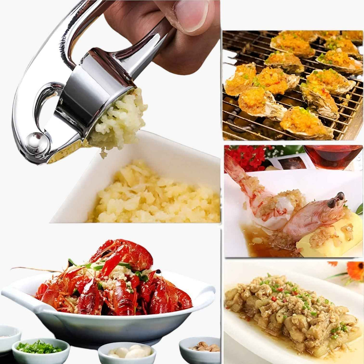 Kitchen : Ruthie | Presse-ail en alliage - Sans effort, saveur maximale dans de E-commerce L.R