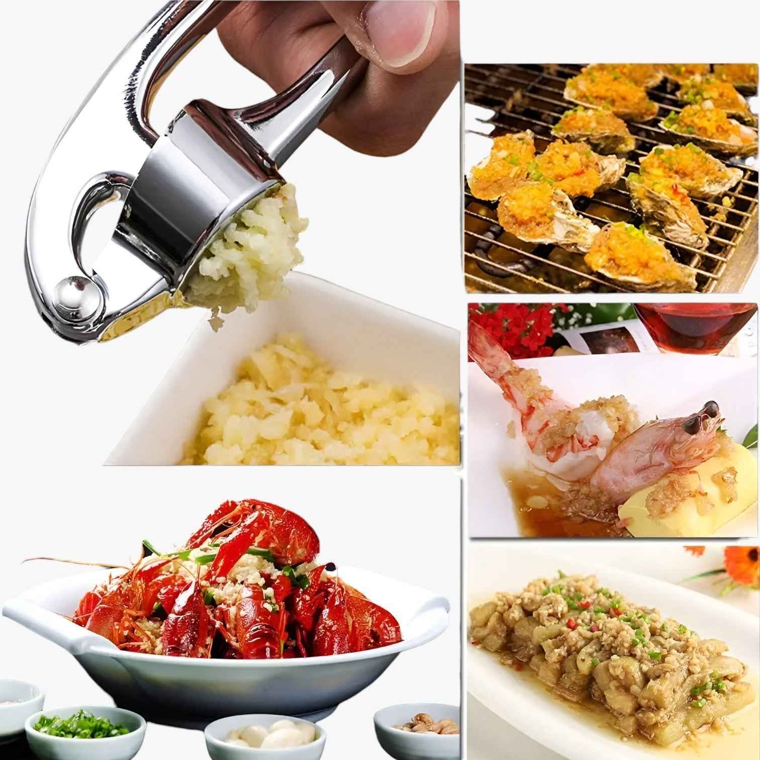 Kitchen : Ruthie | Presse-ail en alliage - Sans effort, saveur maximale dans de E-commerce L.R
