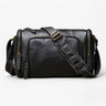 women's crossbody bag : Sac à Bandoulière Femme Benjamin - Vintage Multifonction Style Rétro dans Nero de Marche Lino