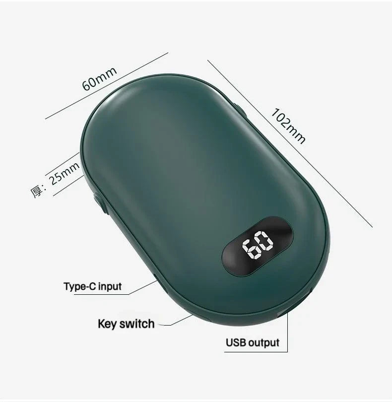 : Chauffe-Mains Powerbank 2 en 1 dans de Marche Lino