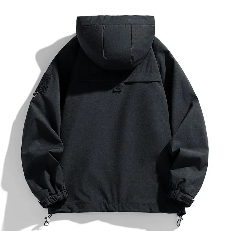 Jackets : Coupe-Vent Homme à Capuche Imperméable dans de Roselva
