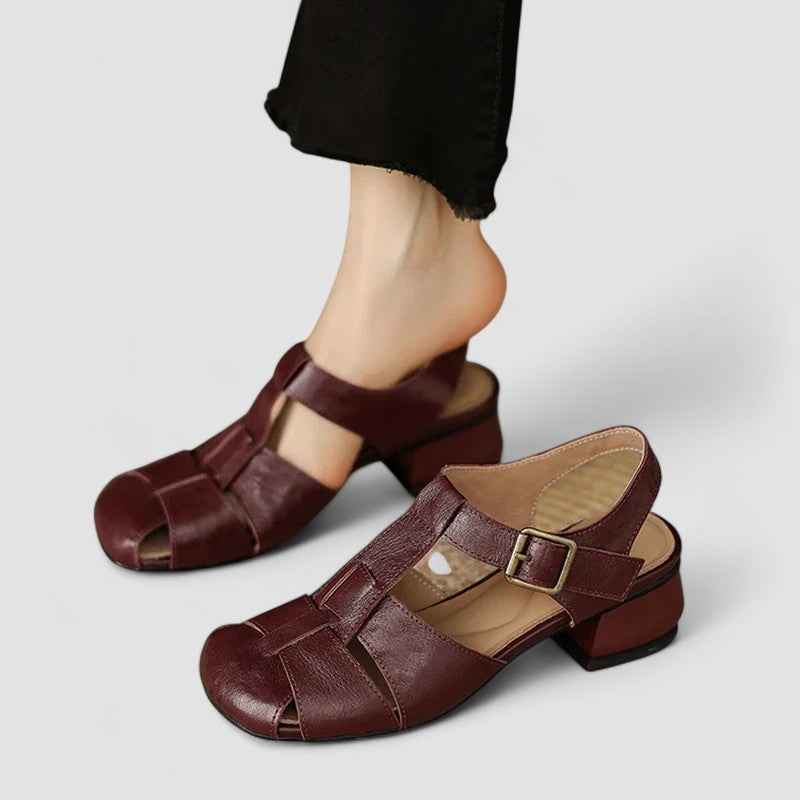 Mary Jane Shoes : Chaussures Orthopédiques Mary Jane - Confort Toute la Journée et Soutien Supérieur dans Beige de Marche Lino