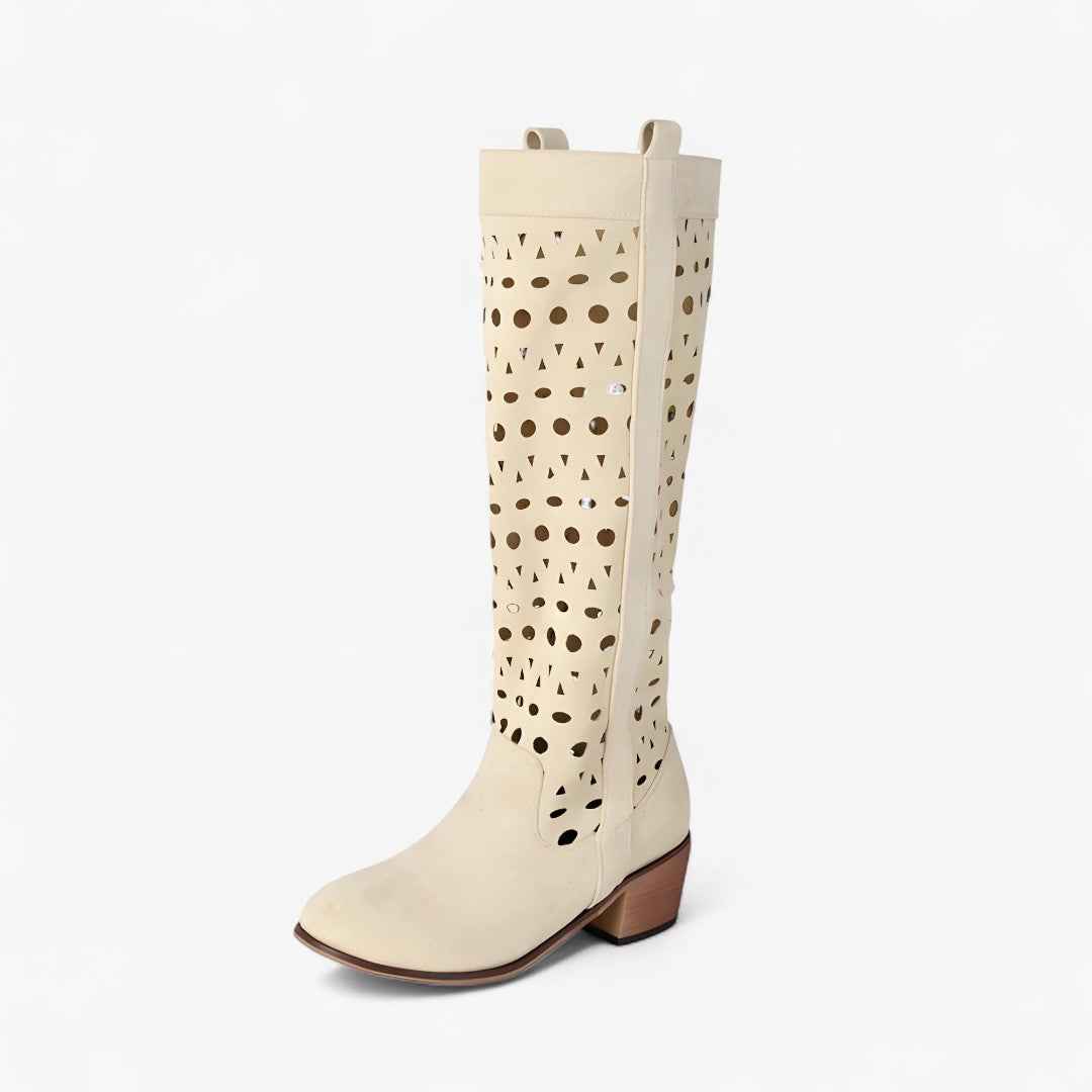 Shoes : Bottes western d'été en faux daim avec talon creux Homme dans Rose de Marche Lino