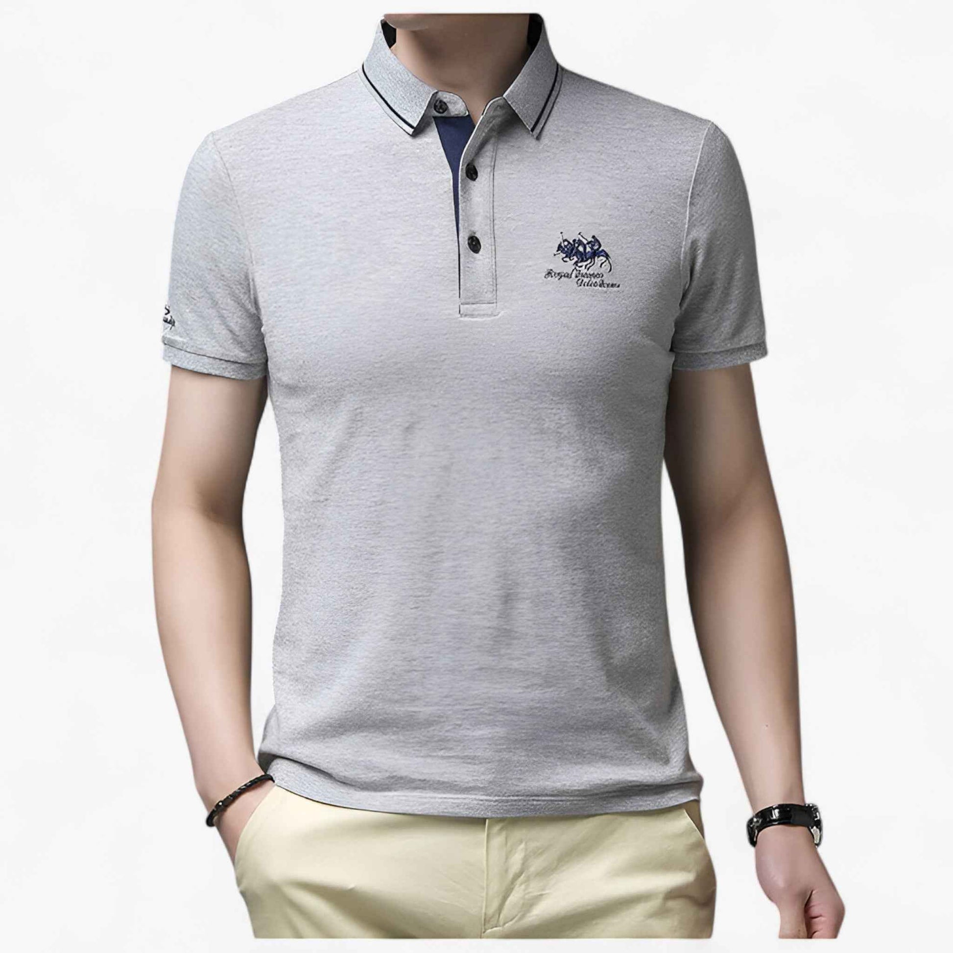 Polo Homme Piqué Coton Uni - Coupe Droite, Plusieurs Tailles et Couleurs