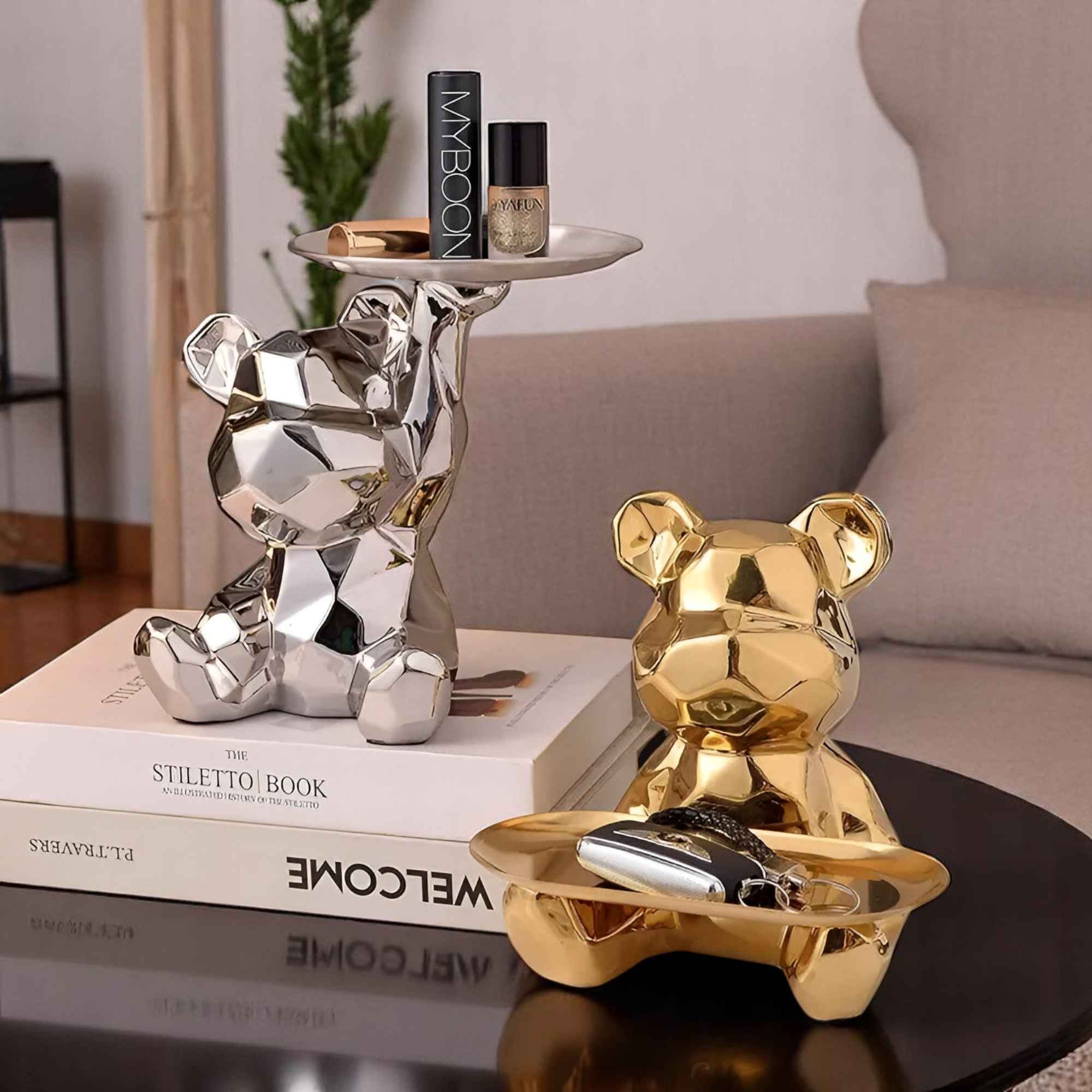 Boîtes décoratives : Objet Déco Céramique Multifonctionnel pour un Style Pratique Métal dans de Marche Lino