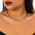 Collier Choker Or Simple - Option de style pour chaque look de fête Laine Femme