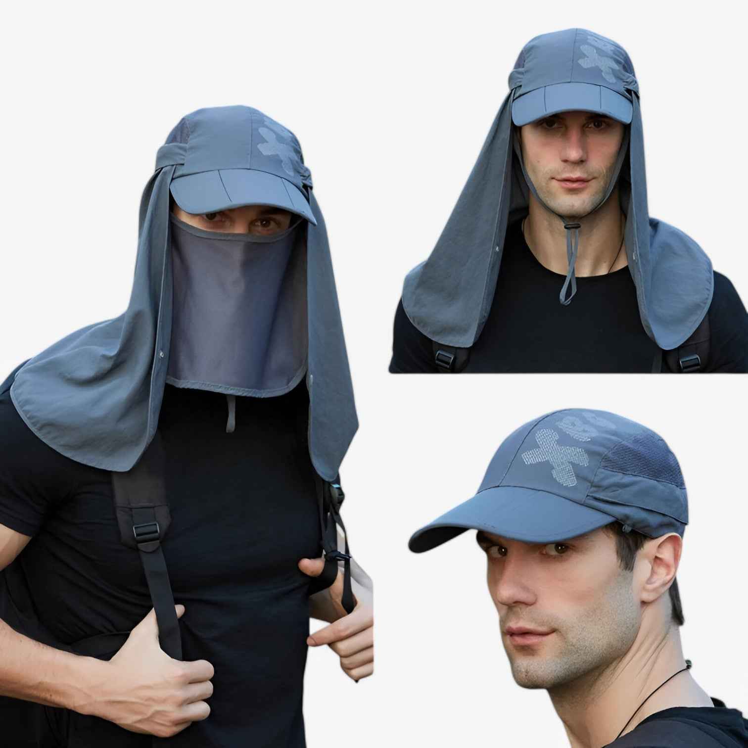 Men's Hat : Chapeau d'été homme pliable imperméable UV - Séchage rapide, Protection solaire dans de Marche Lino