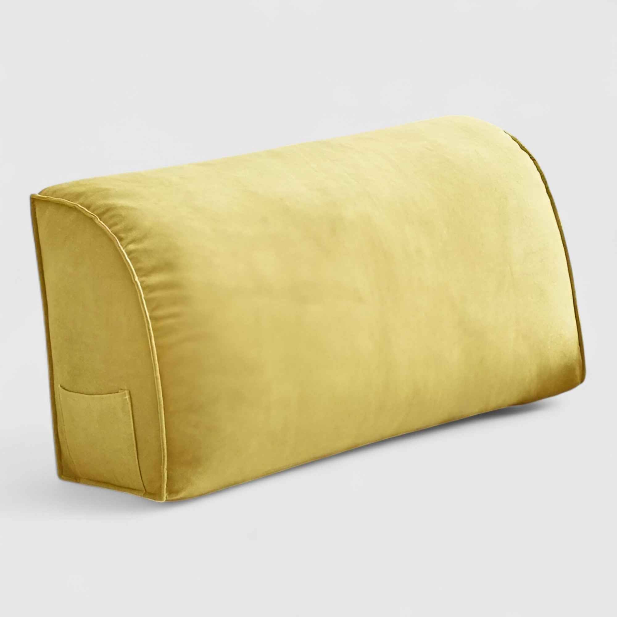 Coussins lombaires : Coussin Lombaire Ergonomique en Polyester Noir pour Soulagement Douleur Dos dans Jaune de Marche Lino