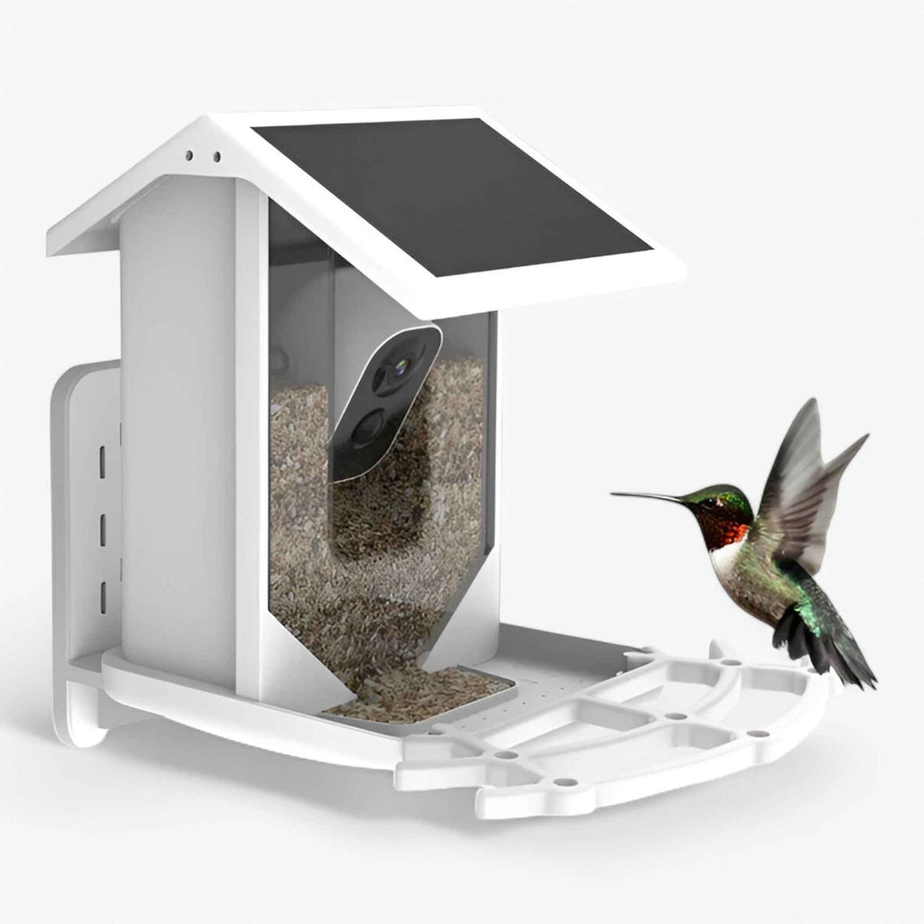 Auxco Mangeoire pour oiseaux intelligente — Mangeoire de jardin facile à utiliser