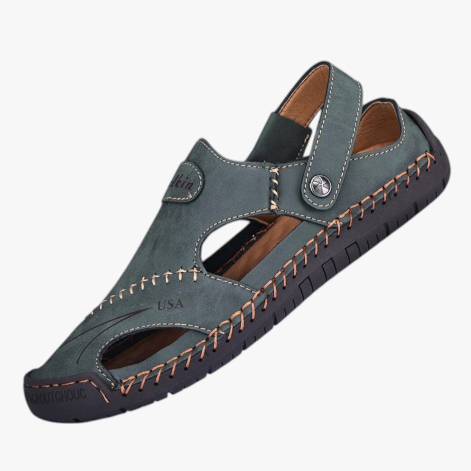 Sandals : Sandales d'été pour homme - Cuir respirant et semelle antidérapante pour une touche de style dans de Marche Lino