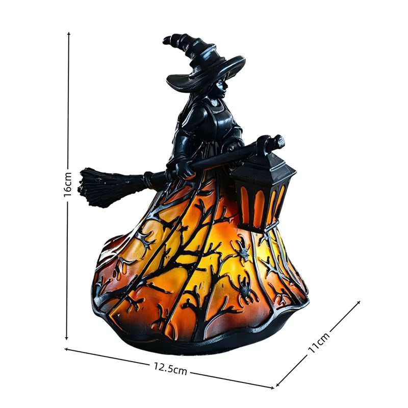 Lanterne de Sorcière Gothique Vintage - Design LED Sans Flamme 30cm